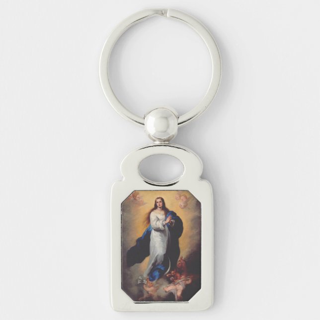 Our Lady of the Immaculate Conception Key Ring (Front)
