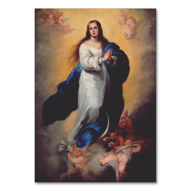 Our Lady of the Immaculate Conception Table Number (Front)