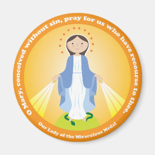 Our Lady of the Miraculous Medal Magnet