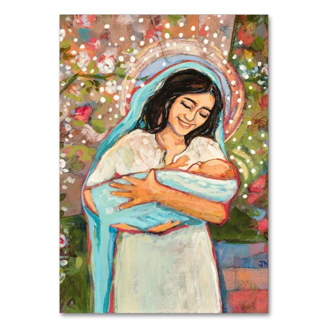 Our Lady of the Most Blessed Sacrament prayer card (Front)