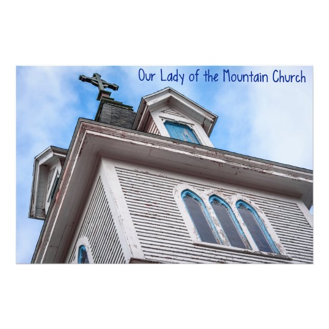 Our Lady of the Mountain Church Photo Print (Front)