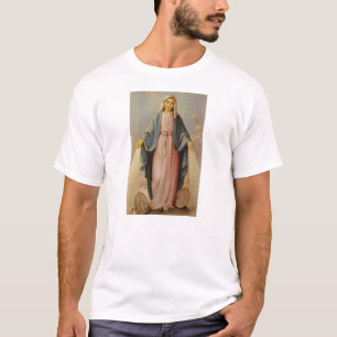 Our Lady of the Rosary Blessed Mother Mary T-Shirt