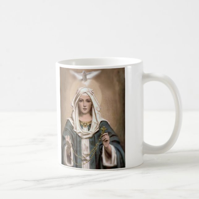 OUR LADY OF THE ROSARY COFFEE MUG (Right)