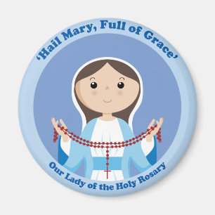 Our Lady of the Rosary Magnet