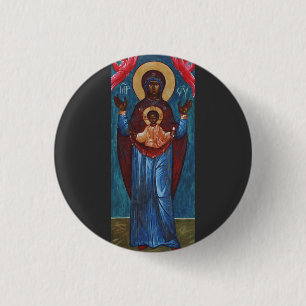 Our Lady of the Sign 3 Cm Round Badge