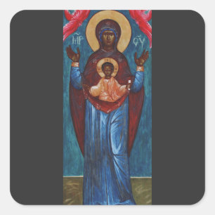 Our Lady of the Sign Square Sticker