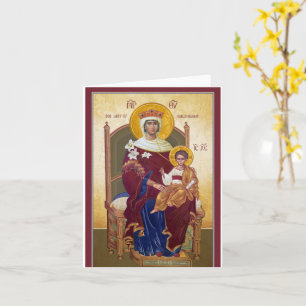 Our Lady Of Walsingham - The Theotokos Card