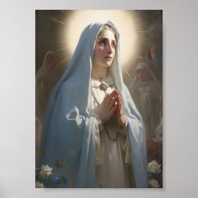 Our Lady the Blessed Mother Mary Print (Front)