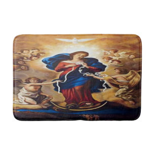 Our Lady Undoer of Knots Bath Mat