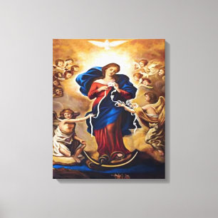 Our Lady Undoer of Knots Canvas Print