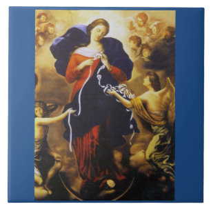 OUR LADY UNDOER OF KNOTS CERAMIC TILE