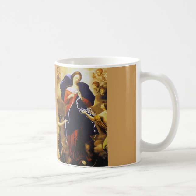 OUR LADY UNDOER OF KNOTS COFFEE MUG (Right)