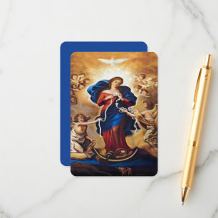 Our Lady Undoer of Knots Enclosure Card