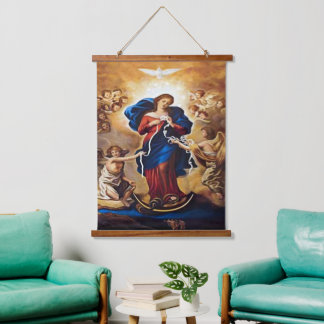 Our Lady Undoer of Knots Hanging Tapestry