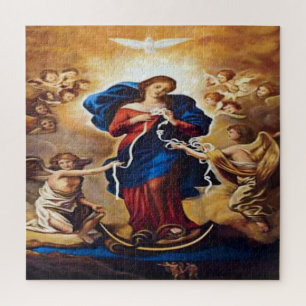 Our Lady Undoer of Knots Jigsaw Puzzle