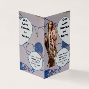 Our Lady Undoer of knots Pray Card