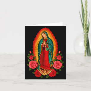 Our Lady Virgen De Guadalupe Saint Virgin Mary - C Card