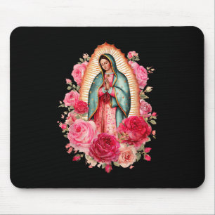 Our Lady Virgen De Guadalupe Saint Virgin Mary Nk Mouse Pad