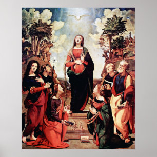 Our Lady Virgin Mary Immaculate Heart 3 Poster