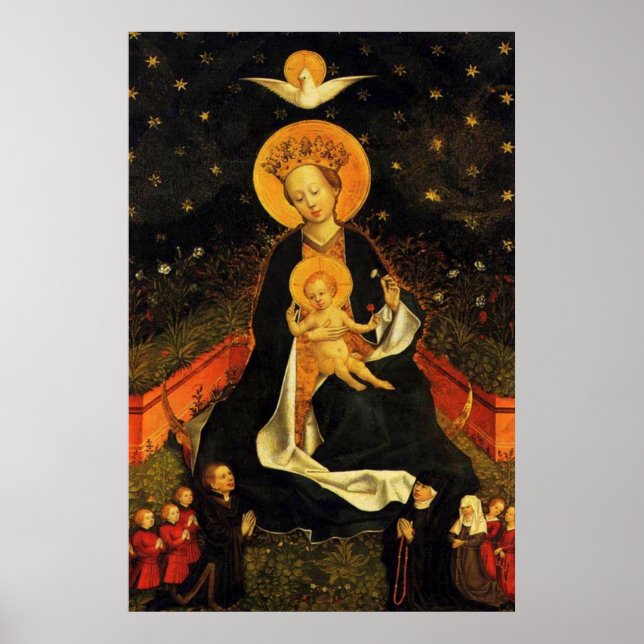 Our Lady Virgin Mary of the Crescent Moon Poster (Front)