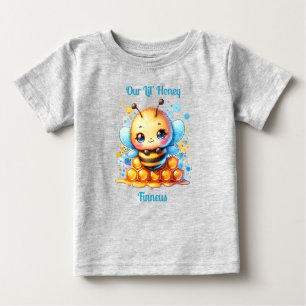 Our Lil' Honey Honey bee themed Personalised Baby T-Shirt