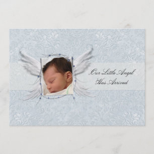 Our Little Angel Wings Birth Announcement