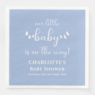 Our Little Baby Is On The Way Baby Shower Napkin