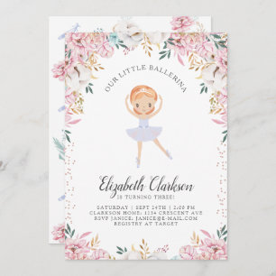 Our Little Ballerina Birthday Card