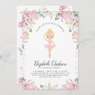 Our Little Ballerina Birthday Card
