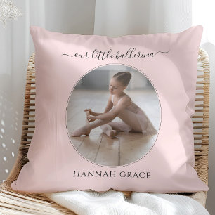 Our Little Ballerina Pale Pink Cushion