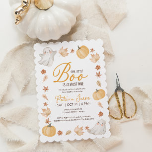 Our Little Boo Autumn Baby Shower Invitation