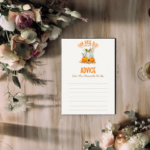 Our Little Boo Baby Shower Advice Game Enclosure Card