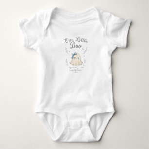 Our Little Boo Blue Halloween Pregnancy Baby Bodysuit