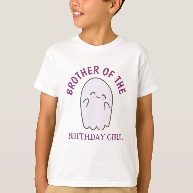 Our Little Boo Halloween 1st Birthday  T-Shirt (Front)