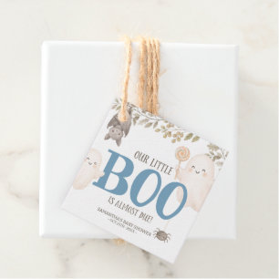 Our Little Boo Is Almost Due Favour Tags