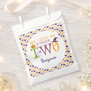 Our Little Boo Turning Two Halloween 2nd Birthday Favour Bag