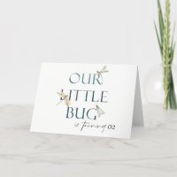 Our Little Bug Blue Dragonfly Any Age Birthday
