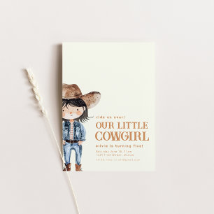 Our Little Cowgirl Birthday Party Invite