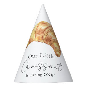 Our Little Croissant 1st Birthday Party Hat