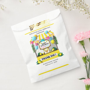 Our Little Cutie Lemonade Stand Baby Shower Favour Bag