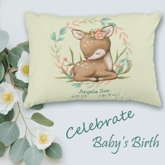 Our Little Dear Fawn Baby Nursery Decorative Cushion