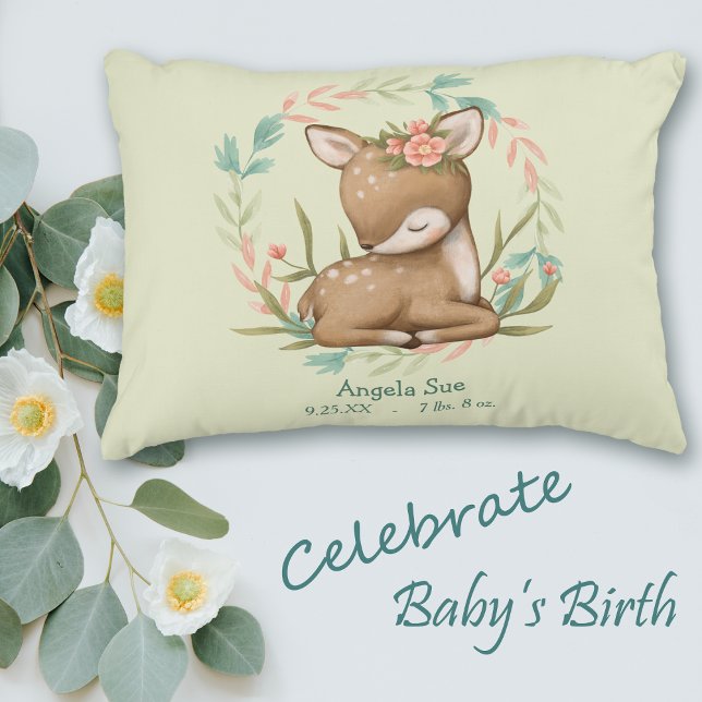 Our Little Dear Fawn Baby Nursery Decorative Cushion (Creator Uploaded)
