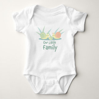 Our little family - Snail Baby one piece outfit Bodysuit