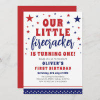 Our Little Firecracker 1st Birthday Party 