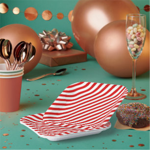 Our Little Firecracker Birthday Square Paper Plate