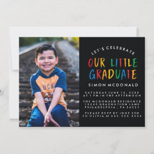 OUR LITTLE GRADUATE GRADUATION PARTY INVITATION