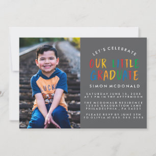 OUR LITTLE GRADUATE GRADUATION PARTY INVITATION