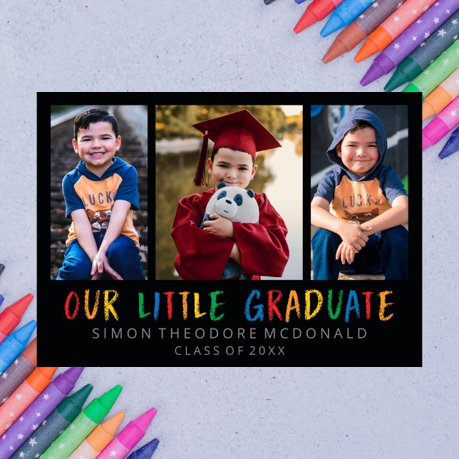 OUR LITTLE GRADUATE PHOTO COLLAGE ANNOUNCEMENT (Creator Uploaded)