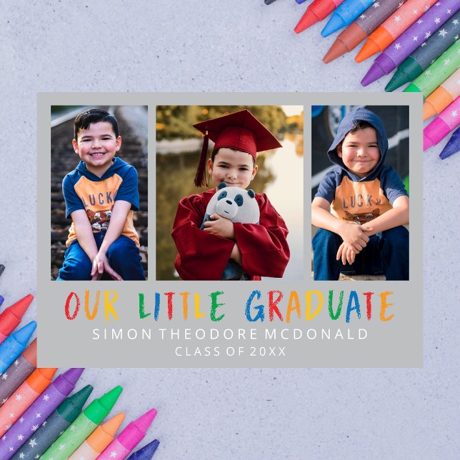 OUR LITTLE GRADUATE PHOTO COLLAGE ANNOUNCEMENT (Creator Uploaded)