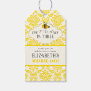 Our Little Honey Bee Birthday Favour Tags